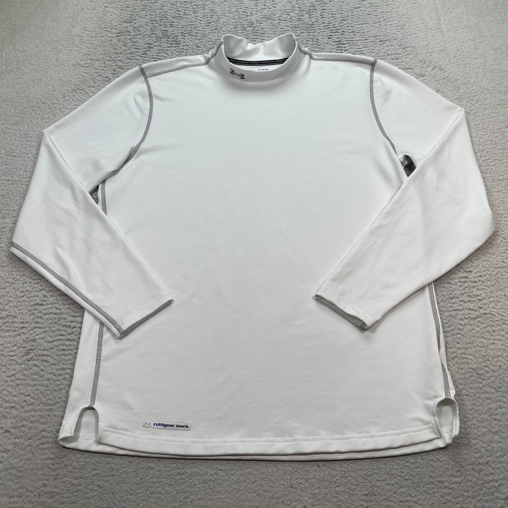 Under Armour Shirt Men's Size XLβ ColdGear Compression Mock Fitted T-Shirt Gym